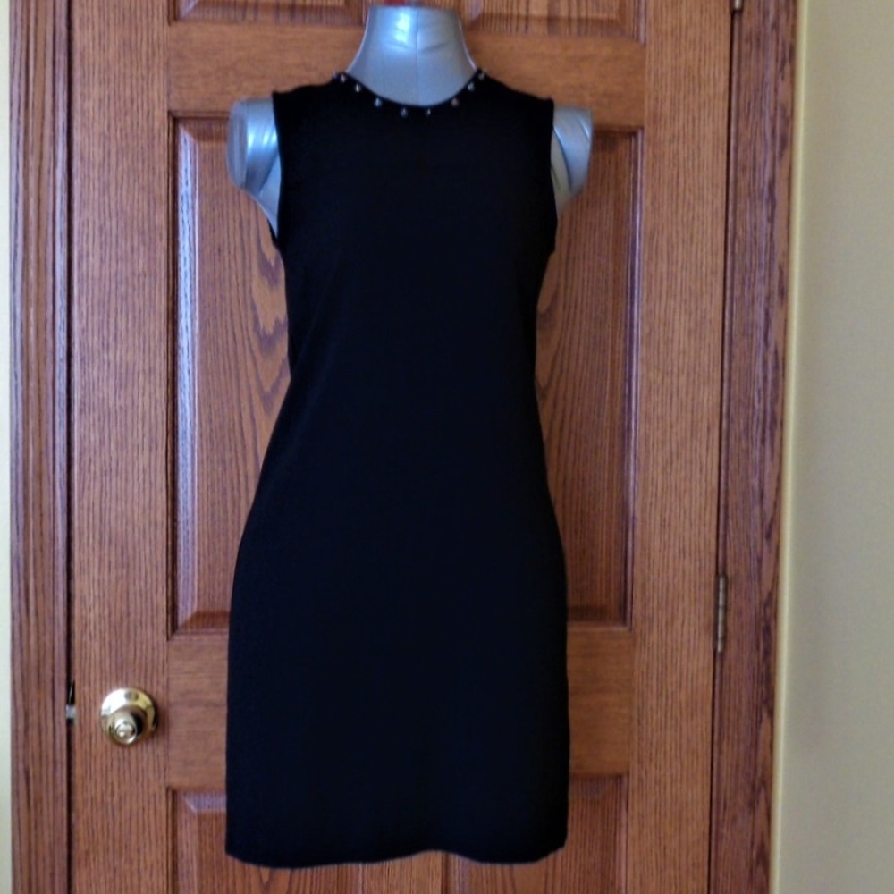 ZARA studded little black dress XS
